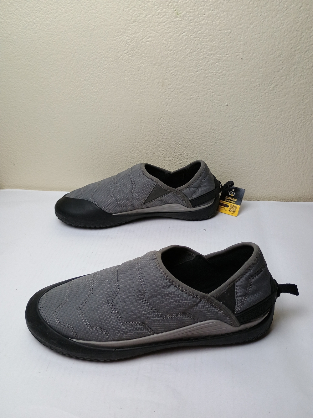 Caterpillar Crossover Unisex W-10| M-8 Slip-On in Gray Outdoor & Indoor Sneakers